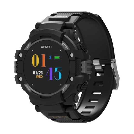 OGEDA F7 GPS Smart Watch Men Color LCD Realtime Heart Rate