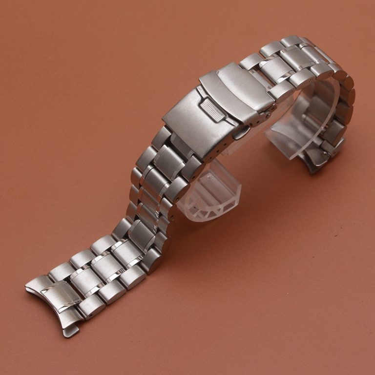 18mm 20mm 22mm 24mm Solid Stainless Steel Link Bracelet Wrist Watch Band Men Watches Bands Strap watch Replacement curved ends 2 18mm 20mm 22mm 24mm Solid Stainless Steel Link Bracelet Wrist Watch Band
