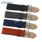 UYOUNG Watchband High Quality Scrub Genuine Leather Watch band