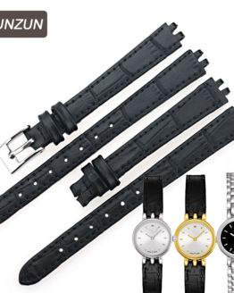 ISUNZUN Women Watch Band For Tissot Genuine Leather Watchband