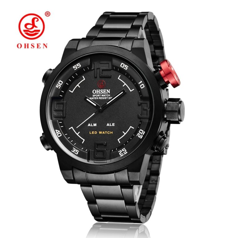 Original Brand OHSEN Quartz Digital Watch Men Male Man Sports Watch Hombre LED Military Electronic Wrist Watch Relogio Masculino 1 Original Brand OHSEN Quartz Digital Watch Men Male Man Sports Watch
