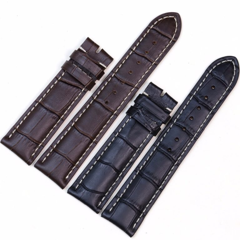 Pesno New Arrived Men and Women Genuine Leather Buckle Strap Watch Band