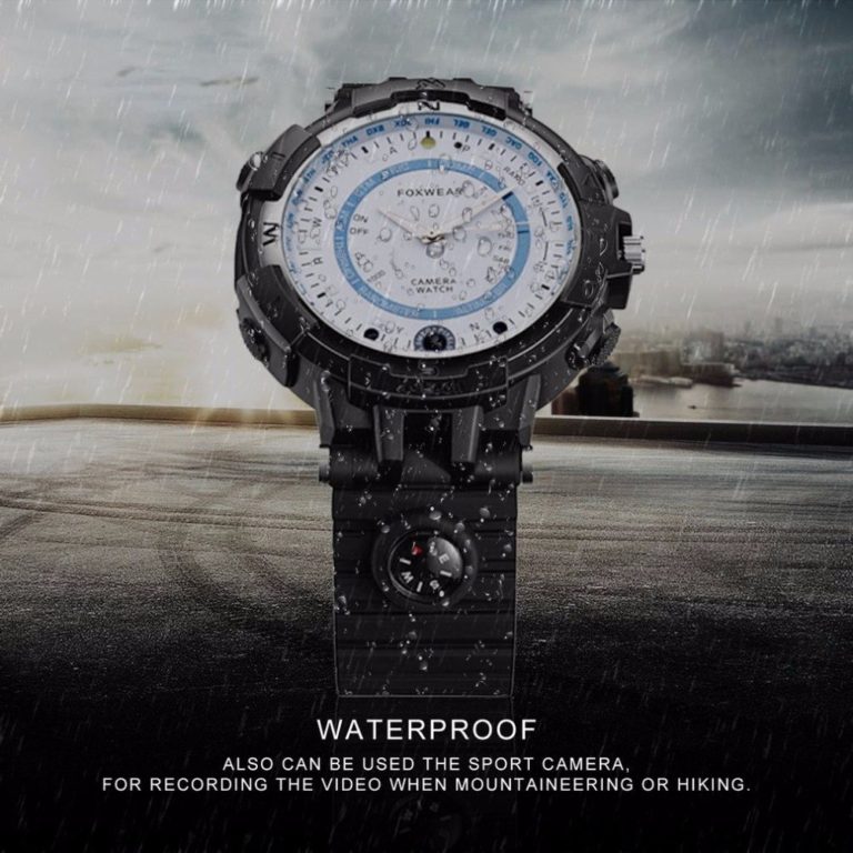 New Sport Smart Watch Men Wifi Camera HD 1280x720P IP Camera Fox8 Smartwatch Mini Car Digital Video Recorder with LED floodlight 2 New Sport Smart Watch Men Wifi Camera HD