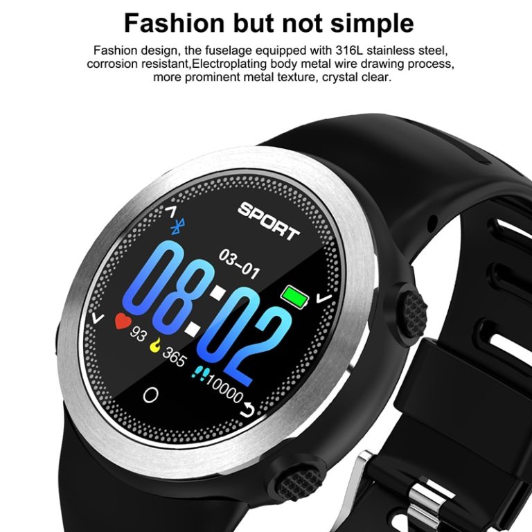 M68 Smart Watch IP67 Waterproof HD Glass Activity Fitness Tracker Heart Rate Monitor Sports Men Women Smartwatch For IOS Android 2 M68 Smart Watch IP67 Waterproof HD Glass Activity Fitness Tracker