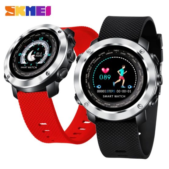 SKMEI Color Screen Smart Watch Men Women Dynamic Heart Rate