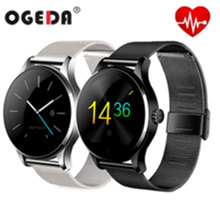OGEDA Men Smart Watch K88H Wearable Devices Health Waterproof Digital Reloj Inteligente Smartwatch for IOS Android Smart Cloc 1 OGEDA Men Smart Watch K88H Wearable Devices Health Waterproof