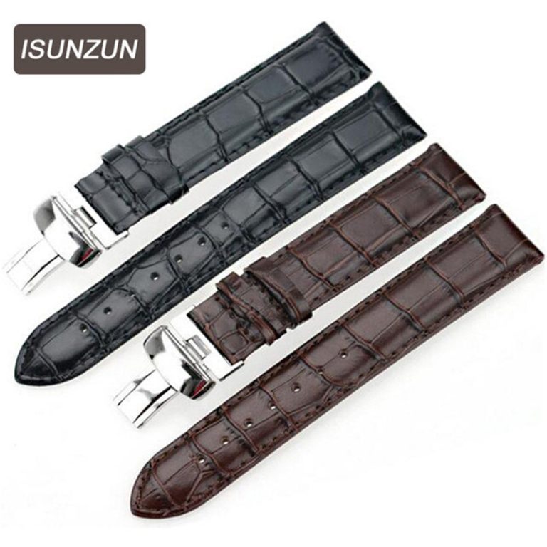 ISUNZUN Watch Band For Men And Momen For Tissot Gents T059507A 528A Black Leather Watch Strap Watches Accessories WatchBands 1 ISUNZUN Watch Band For Men And Momen
