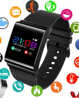 Bluetooth Smart Watch Men Fitness Tracker Heart Rate Detection Color Screen