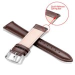 SONGDU Quick Release Leather Watch Band, Full Grain Genuine Leathers