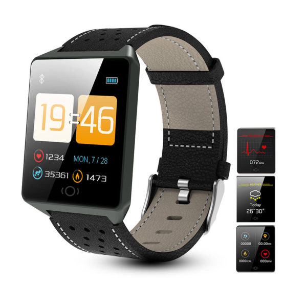 Smartwatch Mens Waterproof Wearable Device Intelligent Bracelet Watch