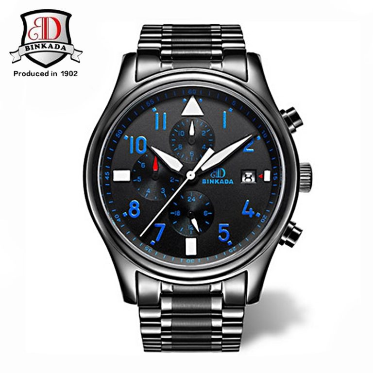 Luxury BINKADA Waterproof Automatic Mechanical Watch Men Military Watch Mens Full Steel Watch Sport Wrist Watch Relogio Masculin 1 Luxury BINKADA Waterproof Automatic Mechanical Watch Men Military