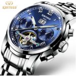 Kinyued Skeleton Tourbillon Mechanical Watch – Stylish Automatic Timepiece for Men