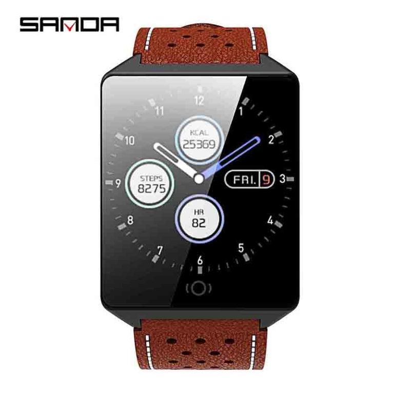 SANDA CK19 Smart watch IP67 Waterproof Tempered Glass Heart Rate Monitor Blood Pressure Fitness Tracker Men Women Smartwatch 1 SANDA CK19 Smart watch IP67 Waterproof Tempered Glass Heart Rate Monitor