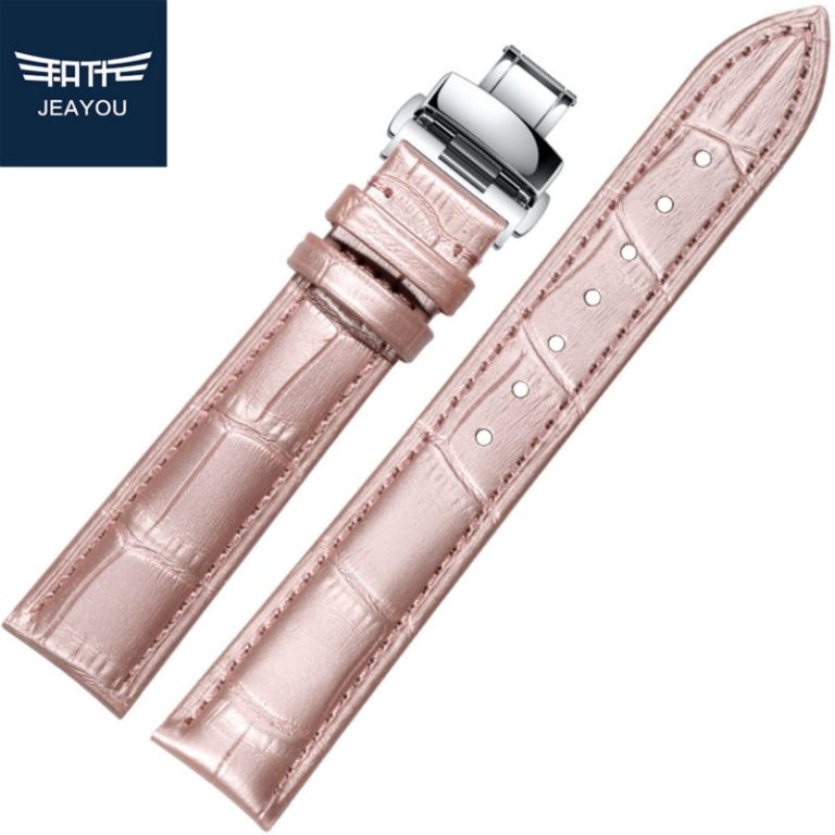 JEAYOU Leather Watch Band For Women Watch Strap Bracelet For Tissot/Mido/Casio White/Red/Pink/Blue/Purple 14mm 16mm 18mm 20mm 2 JEAYOU Leather Watch Band For Women Watch Strap Bracelet