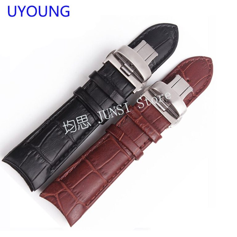 UYOUNG Watchband For T035 Series Genuine Leather Watch band