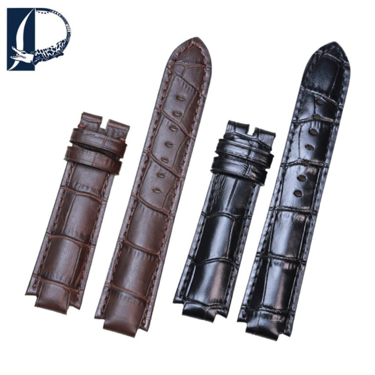 Pesno Suitable for LV Calf Skin Genuine Leather Watch Band Top Layer Leather Watch Strap Men Watch Accessories 1 Pesno Suitable for LV Calf Skin Genuine Leather Watch Band Top Layer Leather