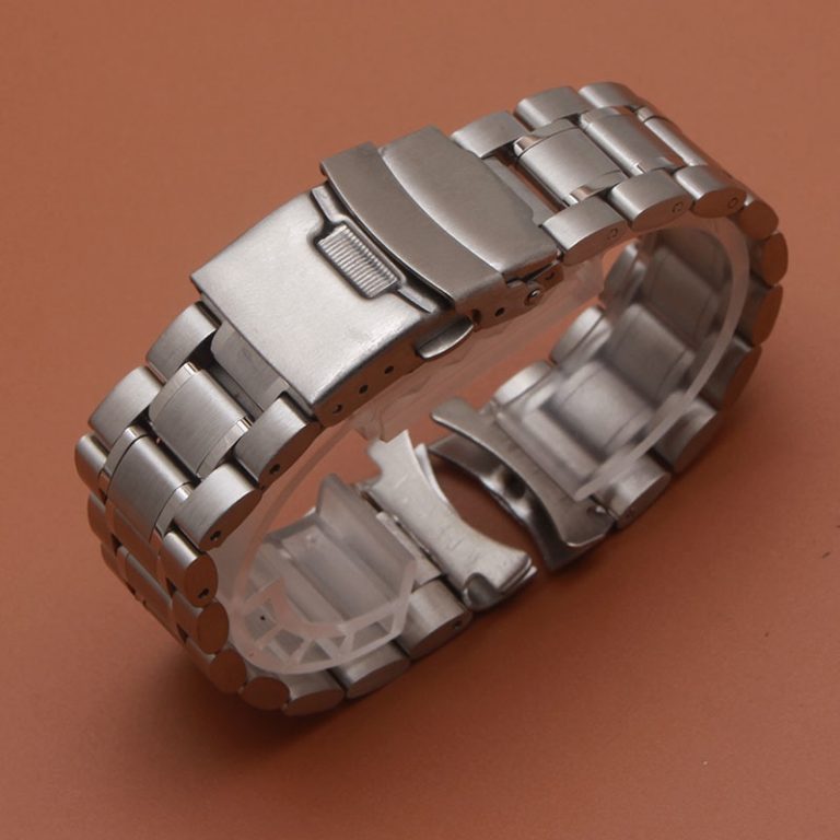 18mm 20mm 22mm 24mm Solid Stainless Steel Link Bracelet Wrist Watch Band Men Watches Bands Strap watch Replacement curved ends 1 18mm 20mm 22mm 24mm Solid Stainless Steel Link Bracelet Wrist Watch Band