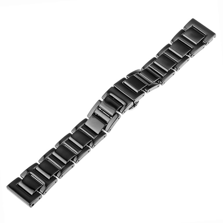 20mm Full Ceramic Strap for Samsung Gear S2 Classic (SM-R7320) Moto 360 2 42mm Men Watch Band Butterfly Buckle Bracelet + Tools 2 20mm Full Ceramic Strap for Samsung Gear S2 Classic (SM-R7320)
