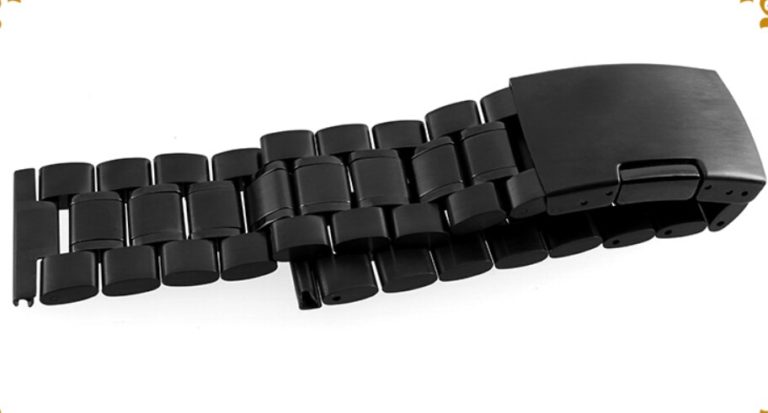 14mm 16mm 18mm 20mm 22mm 24mm 26mm Black New Mens Black Metal Watch Band Stainless Steel Bracelets For Smart Watch With Tool 2 14mm 16mm 18mm 20mm 22mm 24mm 26mm Mens Black Metal Watch Band