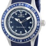 Invicta Men's Specialty Blue Textured Dial Blue Polyurethane Band Watch