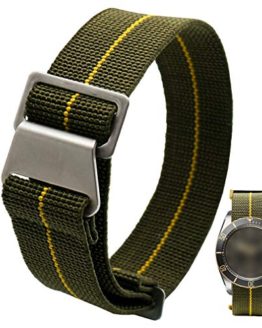 60's French Troops Parachute Special Elastic Nylon Watch Band
