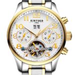 Kinyued Skeleton Tourbillon Mechanical Watch Automatic Men Stainless steel
