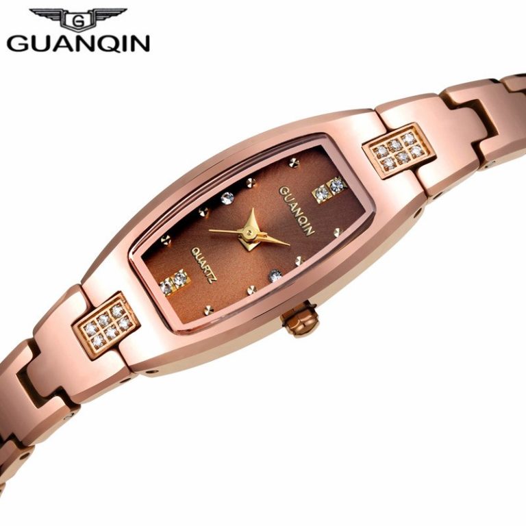 GUANQIN Luxury Brand Tungsten Steel Watches Women Quartz Watch Fashion Wrist Watch Female Ladies Dress Watch Relogio Feminino 2 GUANQIN Luxury Brand Tungsten Steel Watches Women Quartz