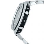 Casio Men's G SHOCK Quartz Watch with Stainless-Steel Strap, Silver