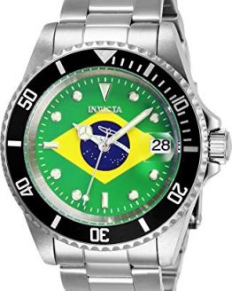 Invicta Pro Diver Limited World Soccer Brazil Edition Automatic Mens Watch 28699
