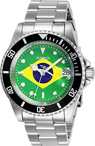 Invicta Pro Diver Limited World Soccer Brazil Edition Automatic Mens Watch 28699