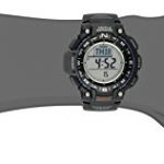 Casio Men's Triple Sensor Digital Display Quartz Black Watch