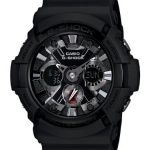Casio Men's GA201-1 G-Shock Shock Resistant Sport Watch With Black Resin Band