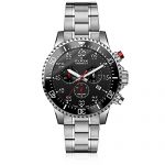 Edox Men's Chronorally -S Quartz Sport Watch with Stainless-Steel Strap, Silver, 20 (Model: 10227 3M NBN)
