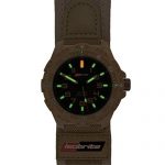 Isobrite ISO314 Valor Series Tan/Black T100 Watch Nylon with Hook and Loop Fastened Band
