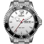 Edox Chronorally-s 84300-3M-ABN Stainless Steel Mens Watch Sapphire Crystal Case Back Quartz