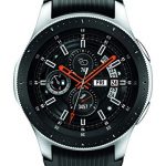 Samsung Galaxy Watch (46mm) in Silver - Wireless charging, health monitoring, Bluetooth connectivity, and stylish design. 
