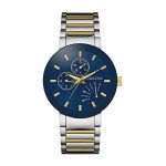 Bulova Men's Quartz Stainless Steel Dress Watch, Color:Two Tone (Model: 98C123)
