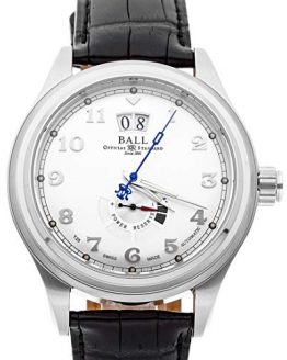Ball Watch Company Trainmaster Mechanical (Automatic) Silver Dial Mens Watch PM1058D-LJ-SL (Certified Pre-Owned)
