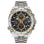Bulova Men's 98B228 Precisionist Analog Display Japanese Quartz Two Tone Watch