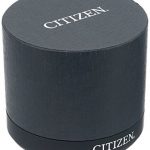 Citizen Men's Eco-Drive Stainless Steel Japanese-Quartz Watch with Leather Calfskin Strap, Brown