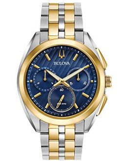 Bulova Men's Curv - 98A159 Stainless Steel/Gold Tone One Size