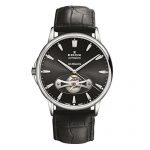 Edox Men's 85021 3 NIN Les Bemonts Stainless Steel Watch with Black Band