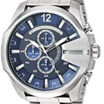 Diesel Men's 'Mega Chief' Quartz Stainless Steel Watch, Color:Silver-Toned (Model: DZ4417)