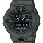 Casio Men's XL Series G-Shock Quartz 200M WR Shock Resistant Resin Color: Matte Olive Green (Model GA-700UC-3ACR)