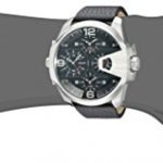 Diesel Men's Uber Chief Stainless Steel Black Leather Watch