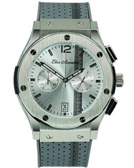 Elico Assoulini SU5975944 The Assoulini Men's Luxury Wrist Watch - Japanese Quartz Chronograph - 54.5mm Case Size, Gunmetal Grey