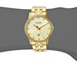 Citizen Men's Quartz Stainless Steel Crystal Accented Watch