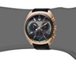 Bulova Men's Curv Collection Stainless Steel Analog-Quartz Watch with Leather-Alligator Strap