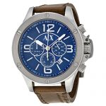 Armani Exchange Men's AX1505 Brown Leather Watch