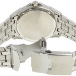 Bulova Men's Black Dial Stainless Steel Watch